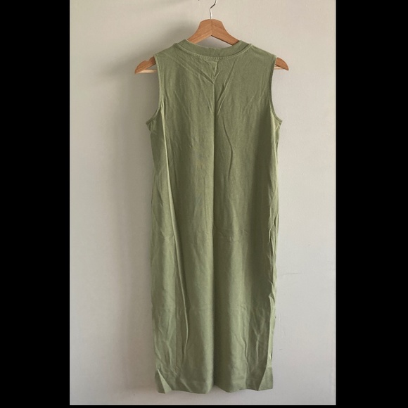 NWOT Everlane The Long Weekend Tank Dress in Artichoke Green XS - Picture 6 of 14